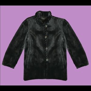 Luxurious Mink Fur Coat Reversible